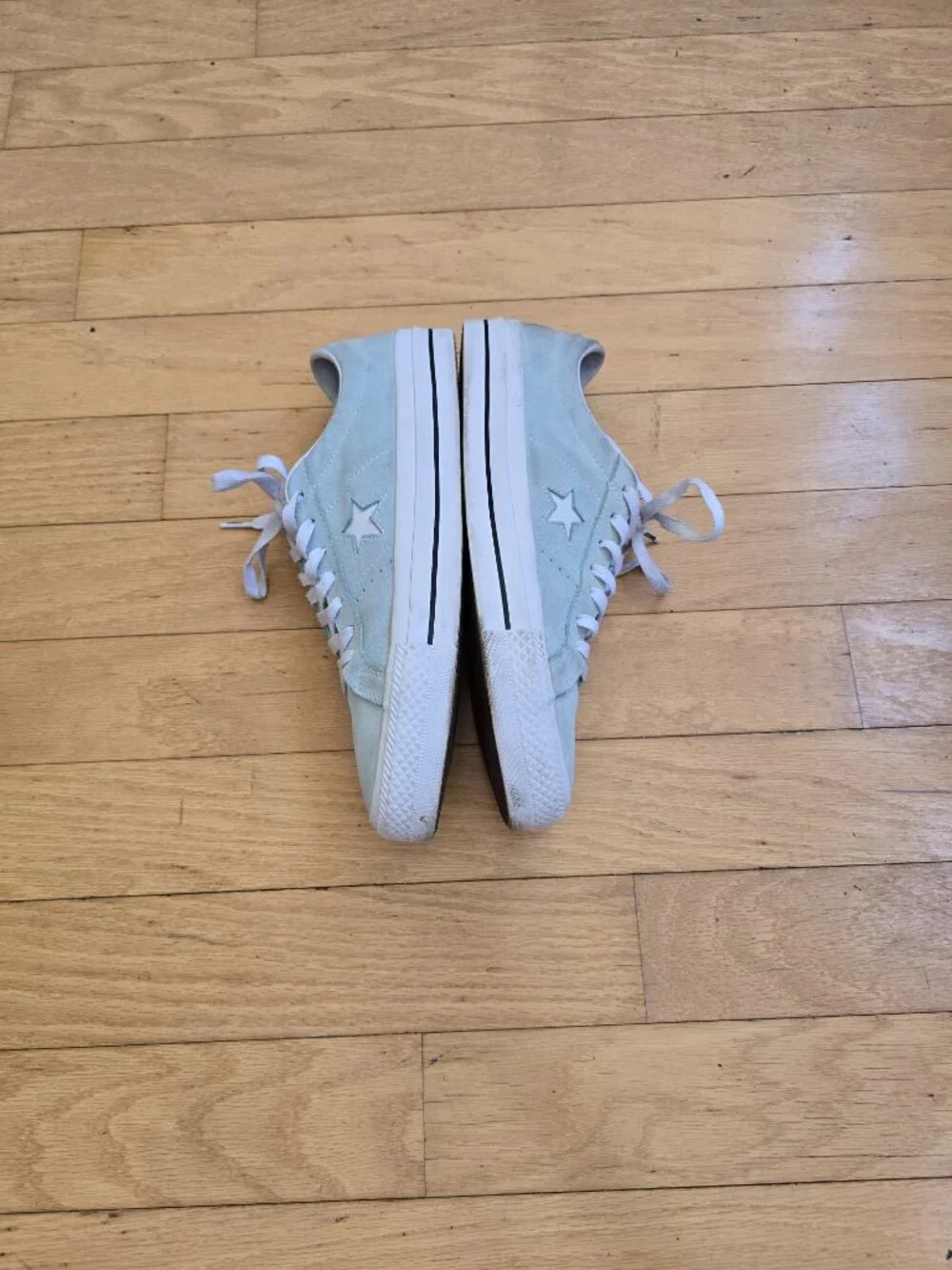 Converse | One Star Pro Icy Blue Suede Lows Skater Sneakers | MENS 11 - Picture 9 of 10